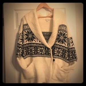 Gap off white oversized sweater
